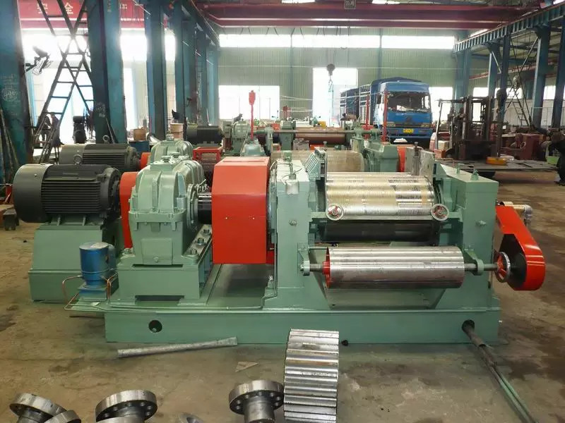 CE ISO Reclaimed Rubber Sheet Line Rubber Refiner Mill Production Line