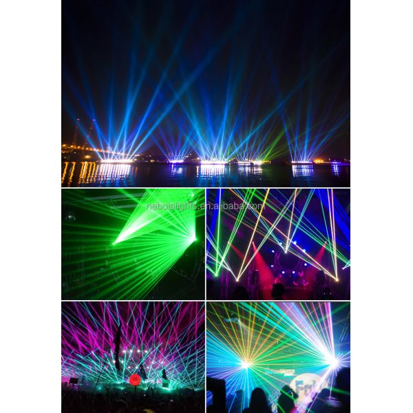 3W 6W 10W 12W RGB Light Stage Beam Disco Club Show Party Laser Moving Head