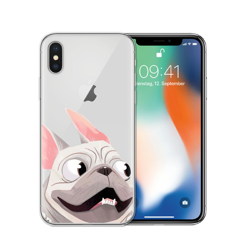 1.5mm Plastic Mobile Phone Cases , Dog Animal Photos Cute Cell Phone Cover