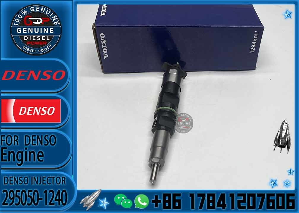 New Fuel Injectors 295050-1240 21785960 095000-1240 295050-124# G3S58 for Denso VOL PENTA TAD851VE TAD853VE
