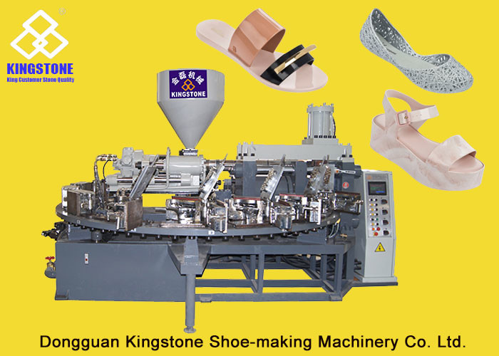 Energy Saving Rotary Type Ladies PVC Shoes Making Machine For Sandals Slipper Jelly Shoes short boots