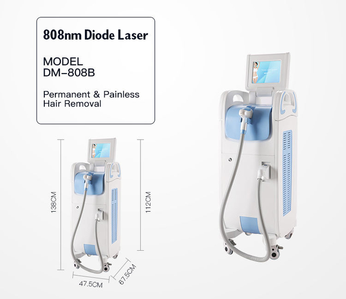 Foldable Alexandrite Laser Hair Removal Machine Permanent 808 Diode Laser Machine