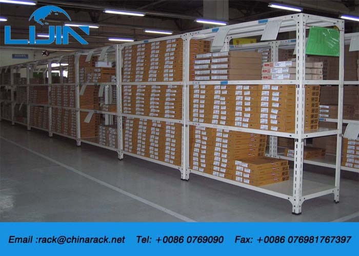 Four Layers Light Duty Shelf , Adjustable Warehouse Storage Racks