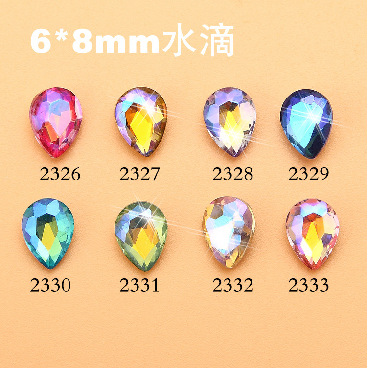 Hot NEW Wholesale Alloy Jewelry 3D Nail Art Jewelry Nail rhinestones Sticker Supplier Number ML2326-2333