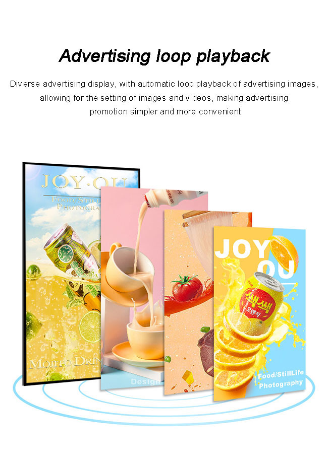 Waterproof Intelligent HD 1080P Digital Electronic Advertising Screens Elevator Advertising Screen