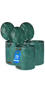 paper yard bags for leaves grass bags for lawn disposeable foldable leaf bags green leaf bags small