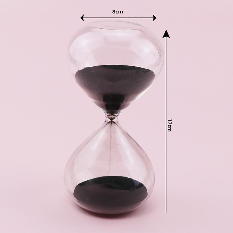 240 Minutes Hand Blown Glass Hourglass Sand Timer For Desktop Home Decor