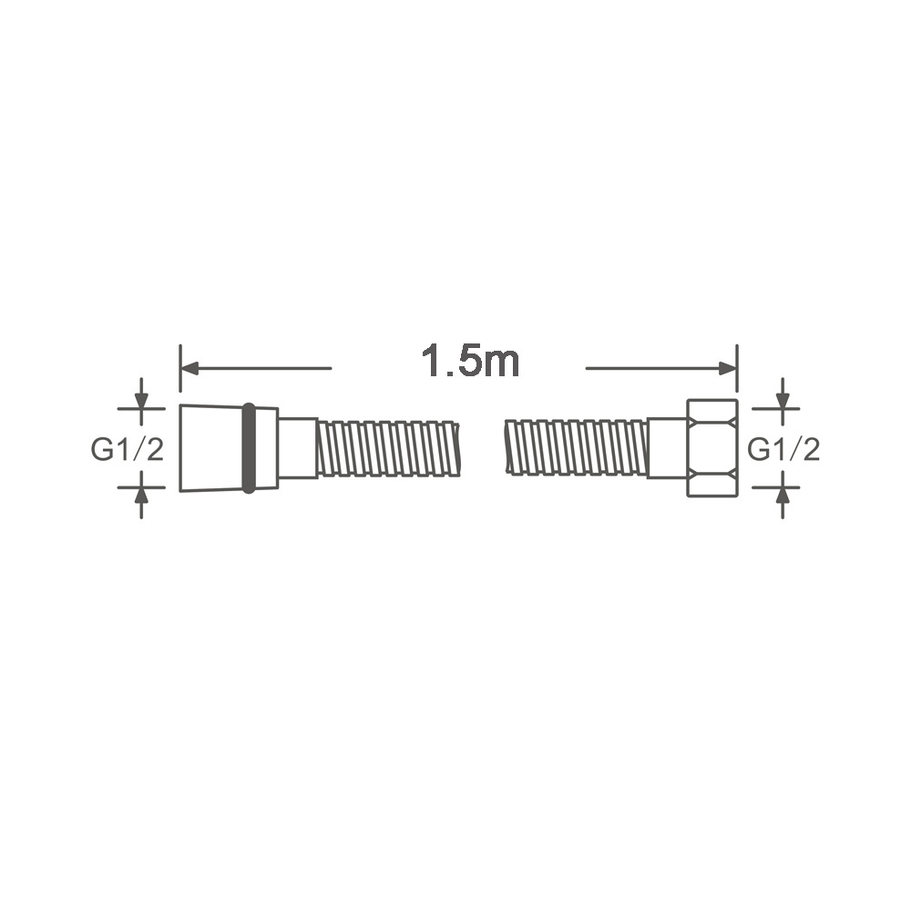 High Pressure Stainless Steel Flexible Shower Hose For Bathroom And Bidet Shower Sale