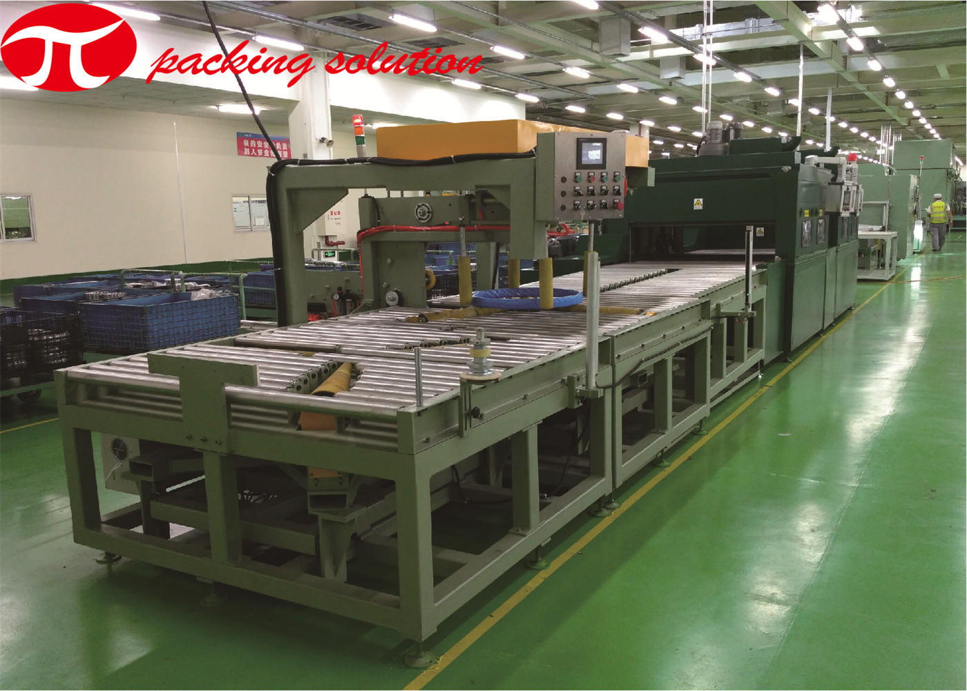 220V Horizontal Loading Automatic NSK Bearing Coils Wrapping Machinery
