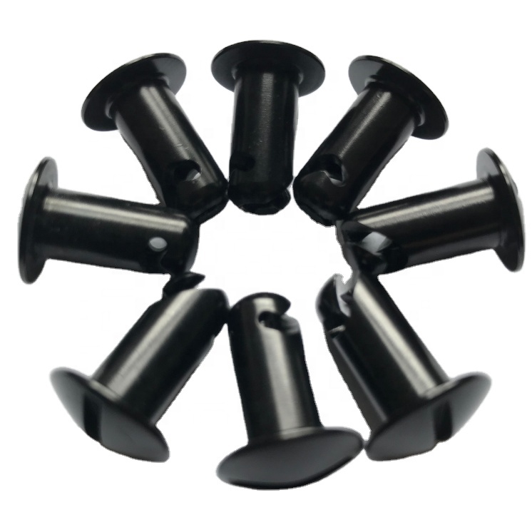 Purpose Replace/Repair Aluminium Black Quarter Turn Dzus Stud 7/16"x.500" for Universal Car Fitment
