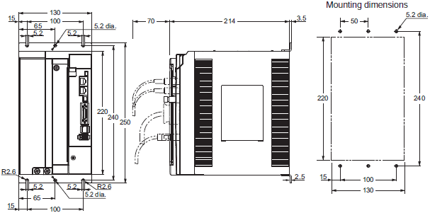 R88M-G7K515T-Z OMRON Industrial Motion Servo Motor close Loop Control