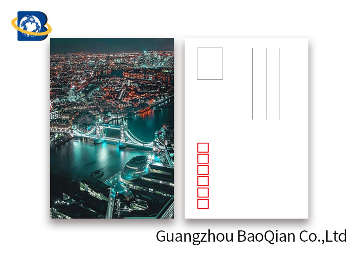 Beautiful Landscape 3d Lenticular Postcard PET / PP Material Printing Images
