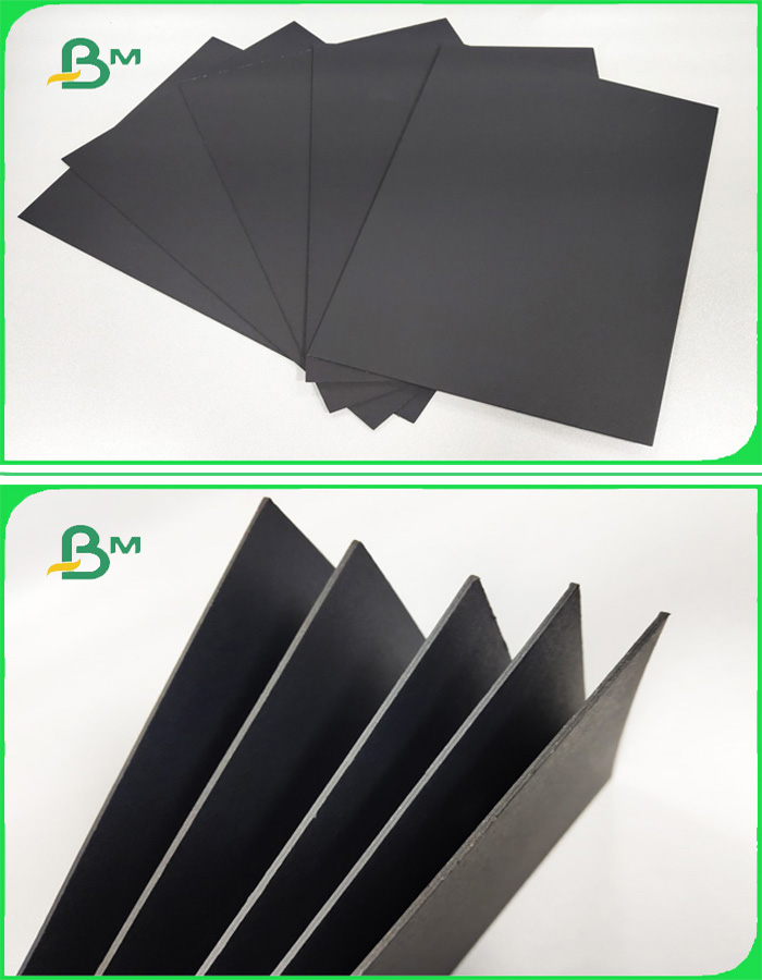 35 * 47inch Black Book Binding Paper FSC 250gr 300gr For Clothing Tags