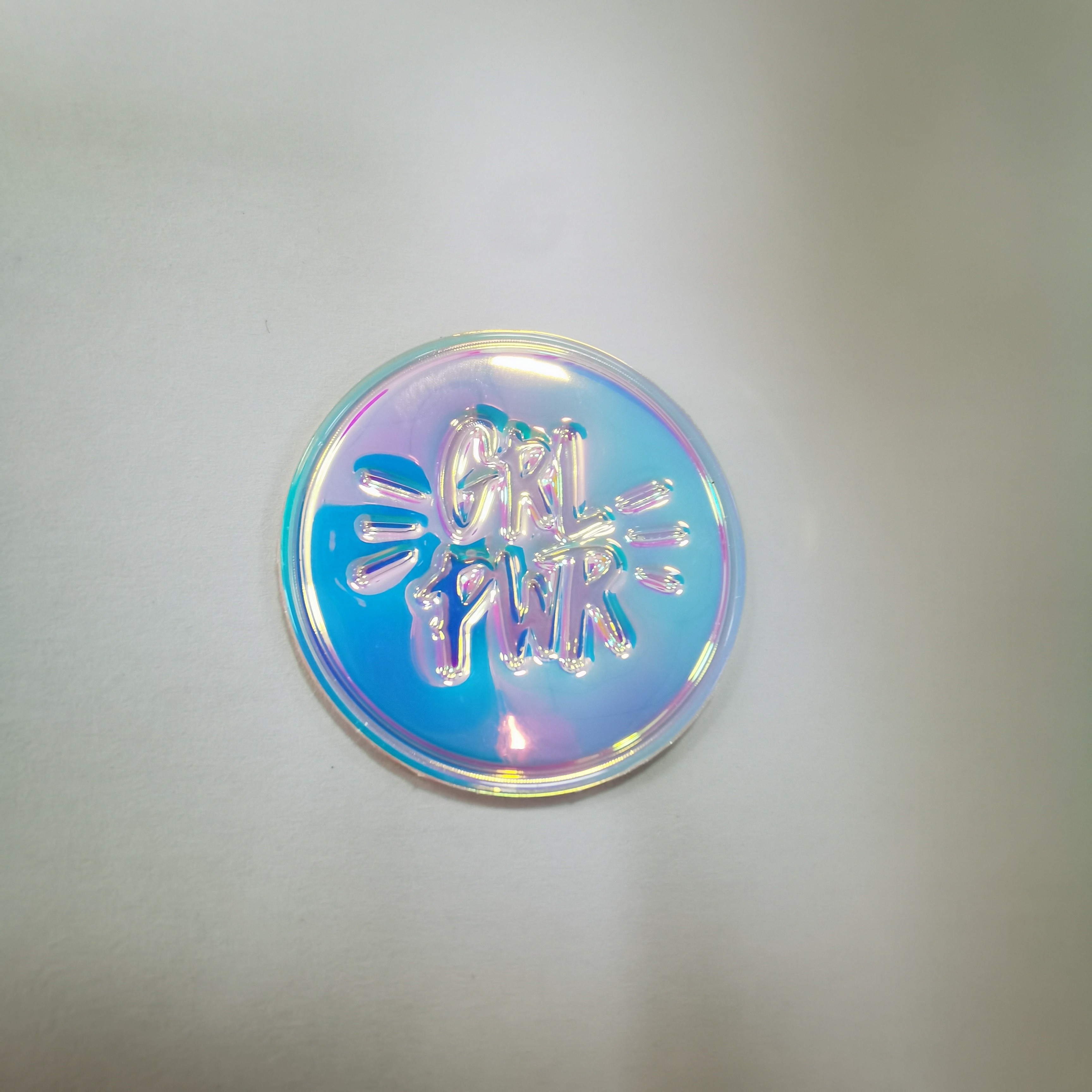 Custom Fashionable Magic Color 3D TPU Patch Washable Coat Badge