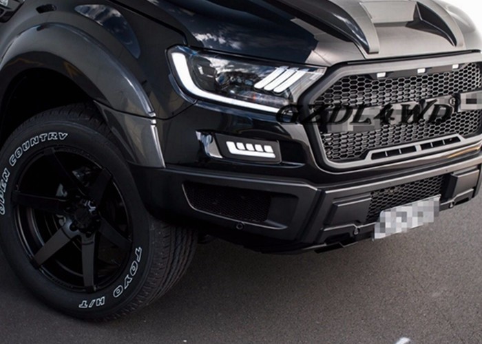PP Material Front Bumper And Fender Flare Front Bumper Kits For Ford Ranger T7 2015+