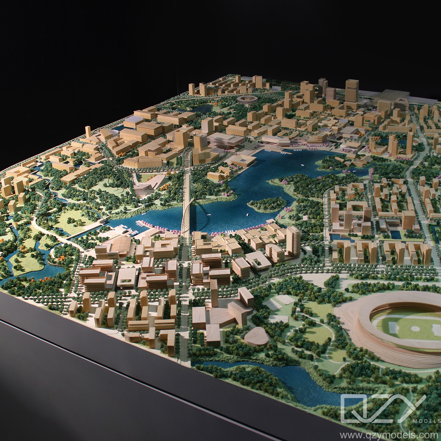 Miniature City Master Plan Model Aecom 1/1000 Quzhou High Speed Railway Station