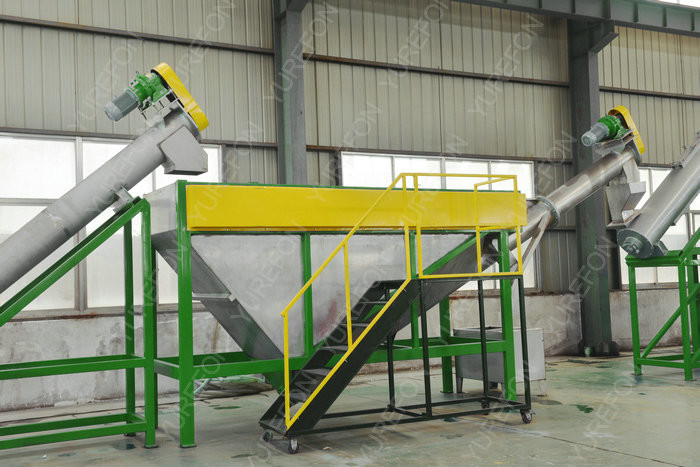 1500 Kg / H PET Dirty Plastic Bottle Crushing Washing Reused Machine Line