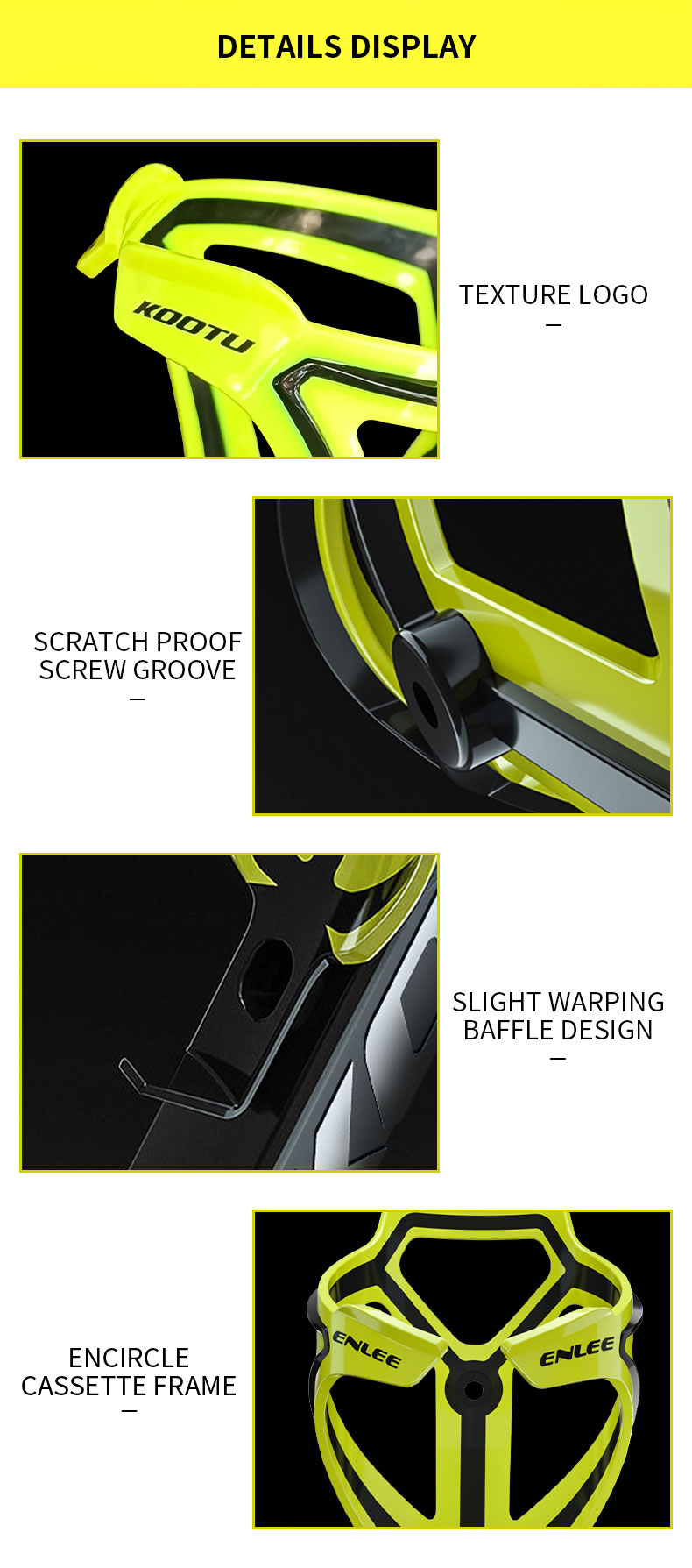 15x7.8cm Bike And Cycle Accessories , 30g Nylon Water Bottle Holder