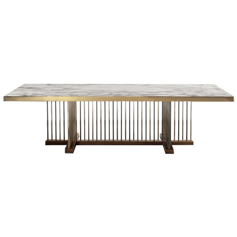 ISO14001 Hotel Restaurant Furniture ISO14001 Modern Long Dining Room Table