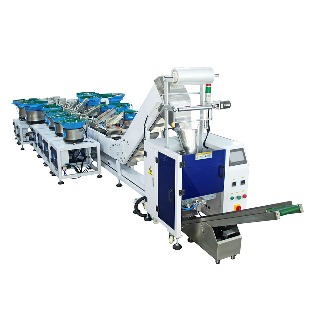 Automatic Label Heat Coding Sealer Bag Parts Screw Packaging Machine