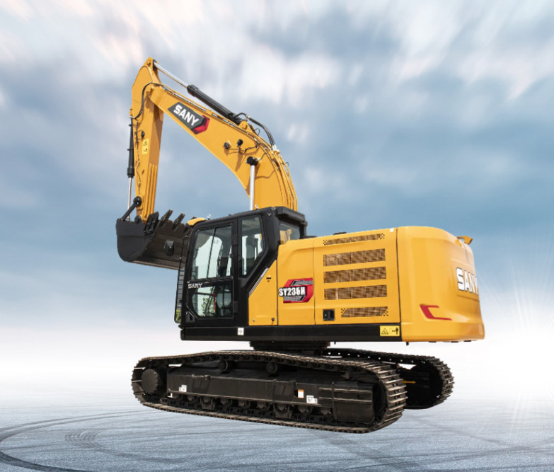 Hydraulic Crawler Excavator High Work Efficiency 23 Ton SY235H-SA Cummins Engine