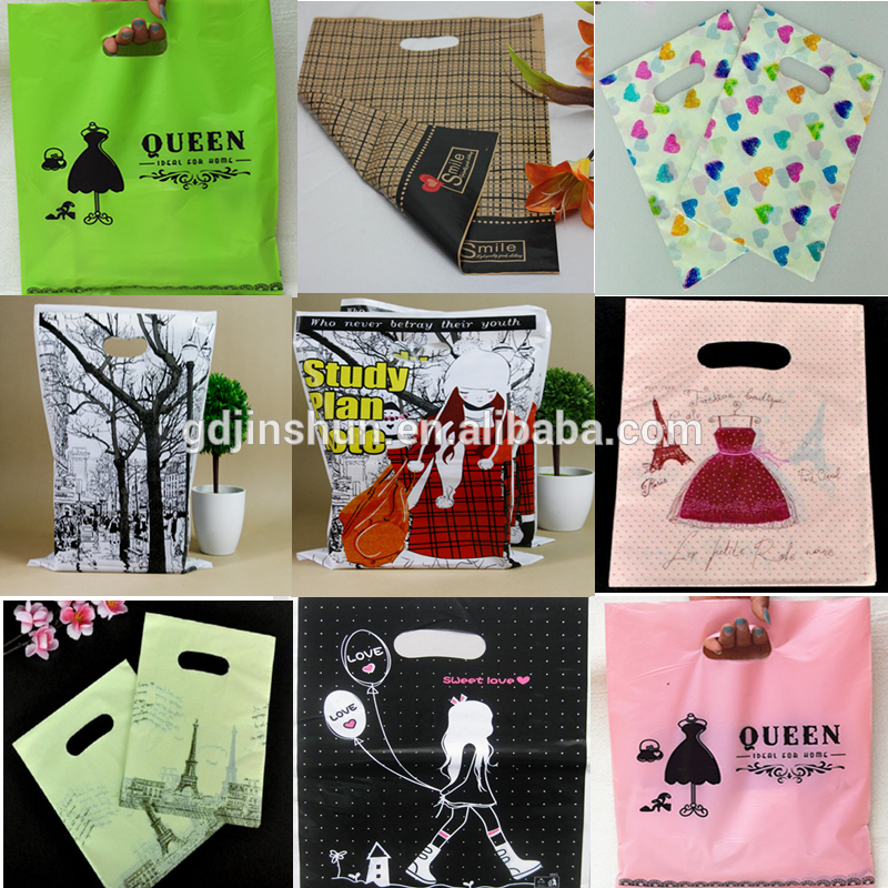 2017 Eco Friendly Customized Logo Non Woven print plastic t shirt shopping bag