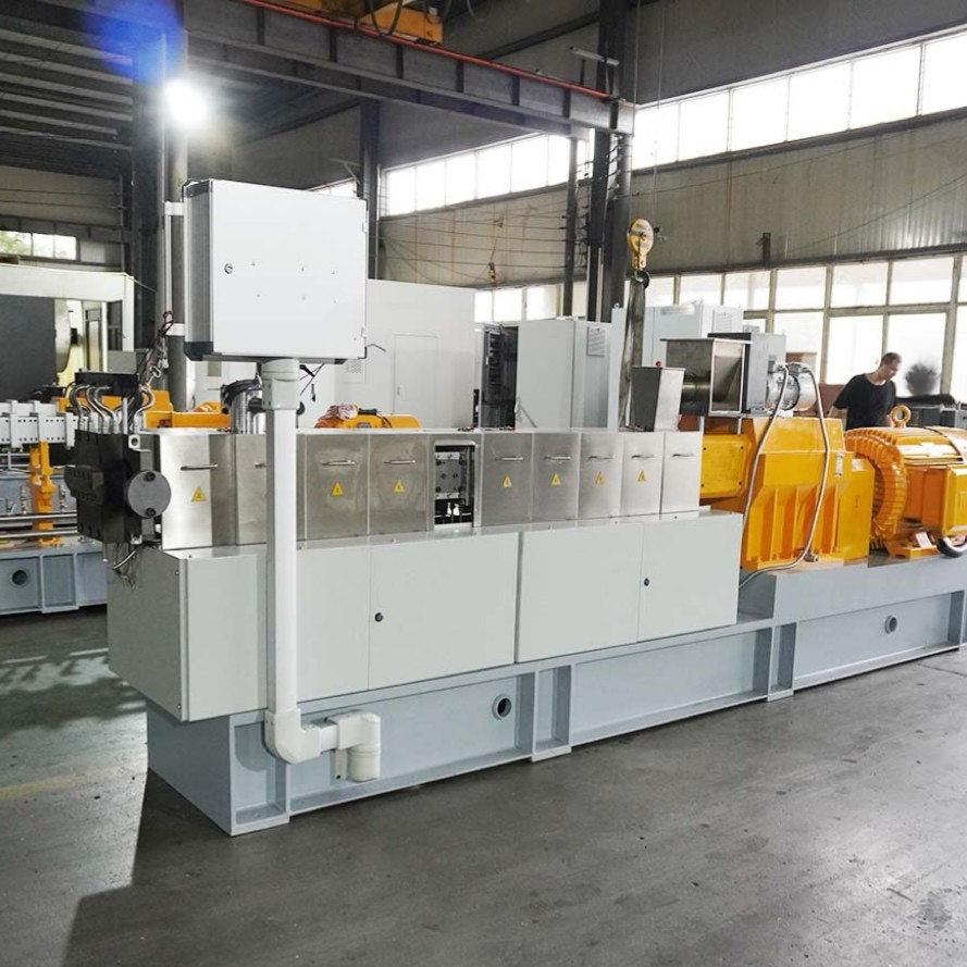 PBS PBAT Biodegradable Granulator PLA+Corn Starch Production Line Customizable Size