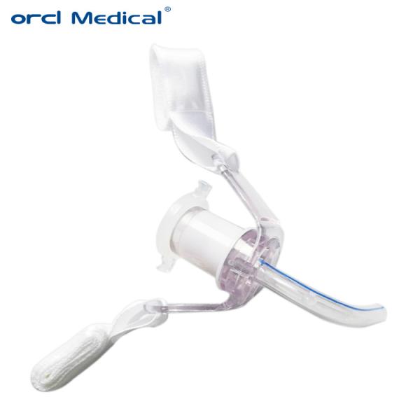 8.5mm Uncuffed Tracheostomy Tube , Medical PVC Tracheostomy Tube Disposable