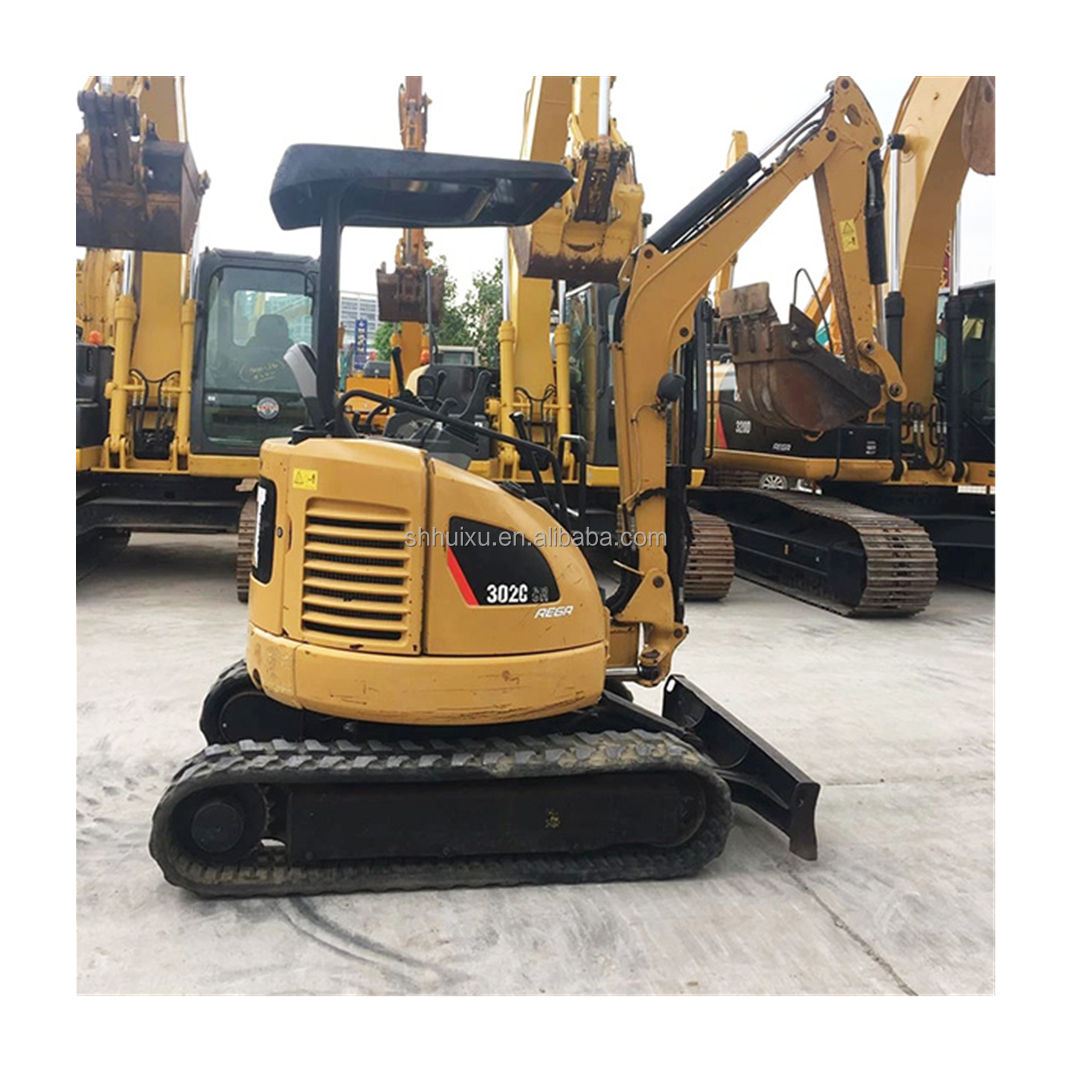 Good quality Second Hand small crawler excavator CAT302 Used hydraulic mini digger caterpillar machine Caterpillar in stock