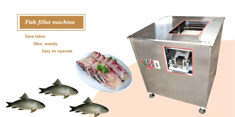 Factory Directly Supply Fish Slice Cutter Machine / Fish Fillet Machine for Restaurant