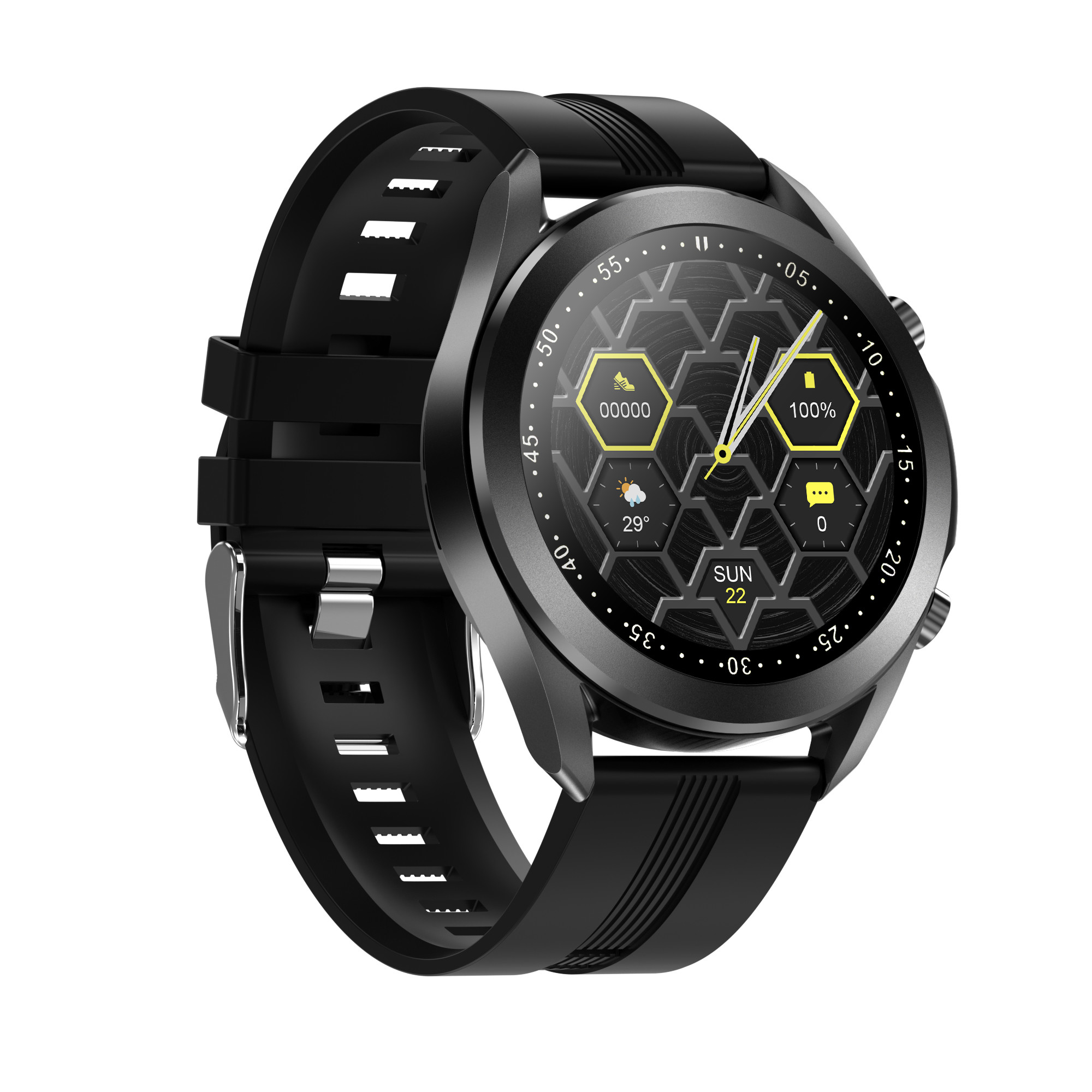 1.28inch DW95 IP67 Waterproof Smart Watch Qianrun Magnetic Charging Wearable