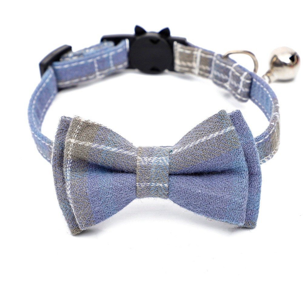 Dog Pure Cotton Plaid 28X1cm Pet Bow Tie