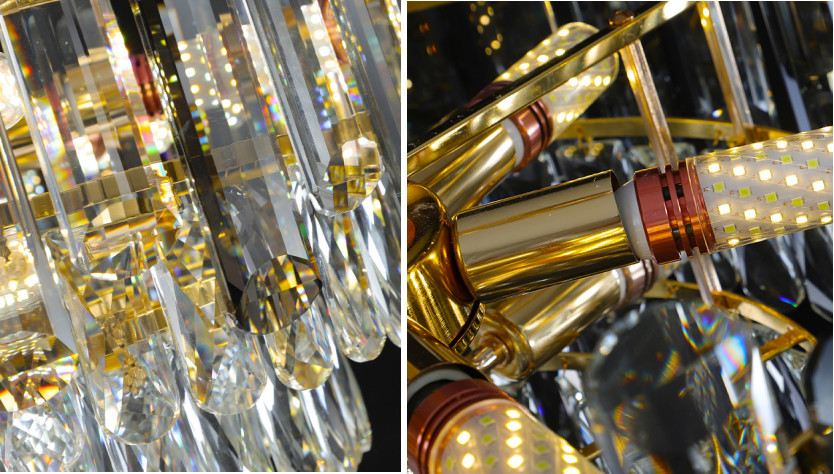 Metal Modern Pendant Chandelier Lights For Ceiling / Wall Mounted Installation