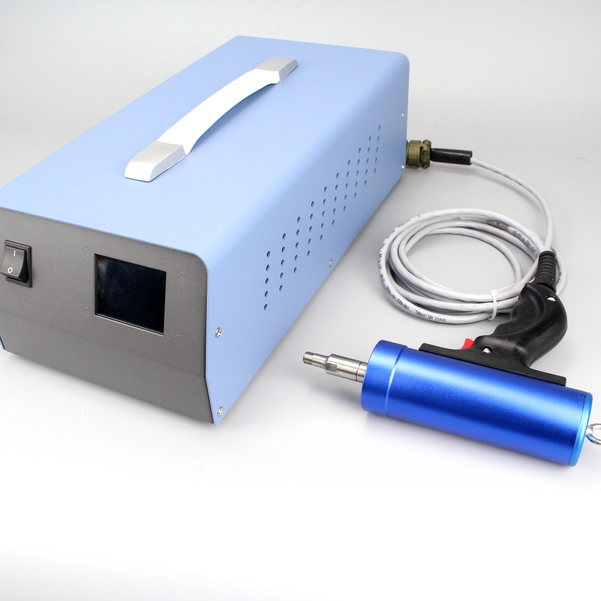 60Khz 500w 110V Ultrasonic Riveting Welder / Hand Held Spot Welding Machine