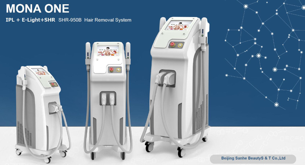 Sanhe AFT SHR Golden manufacture super hair removal machine / shr hair removal / ipl 950