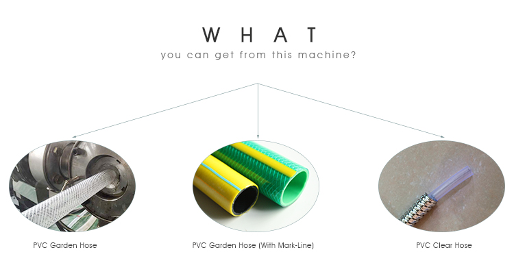 Fiber Reinforced PVC Garden Hose Making Machine 15kW