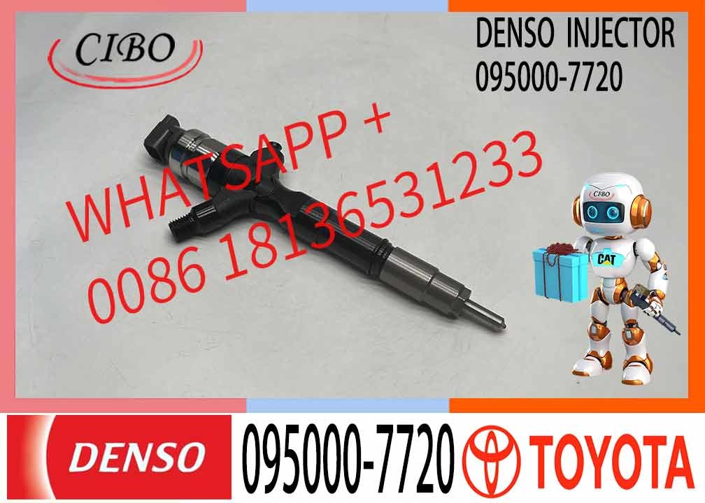Common Rail DENSO Fuel Injector 095000-7720 23670-30320 For Toyota Land Cruiser Prado 1KD-FTV J120 Diesel Engine