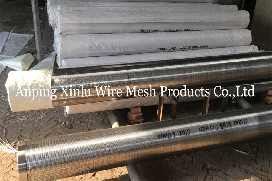Johnson Wedge Wire Wraped Continuous Slot Strainer Pipe From Xinlu Metal Wire Mesh