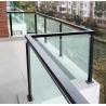 Buy cheap Staircase Balustrade Glass S.S 304 316 Aluminum Post Balcony Glass Railing from wholesalers