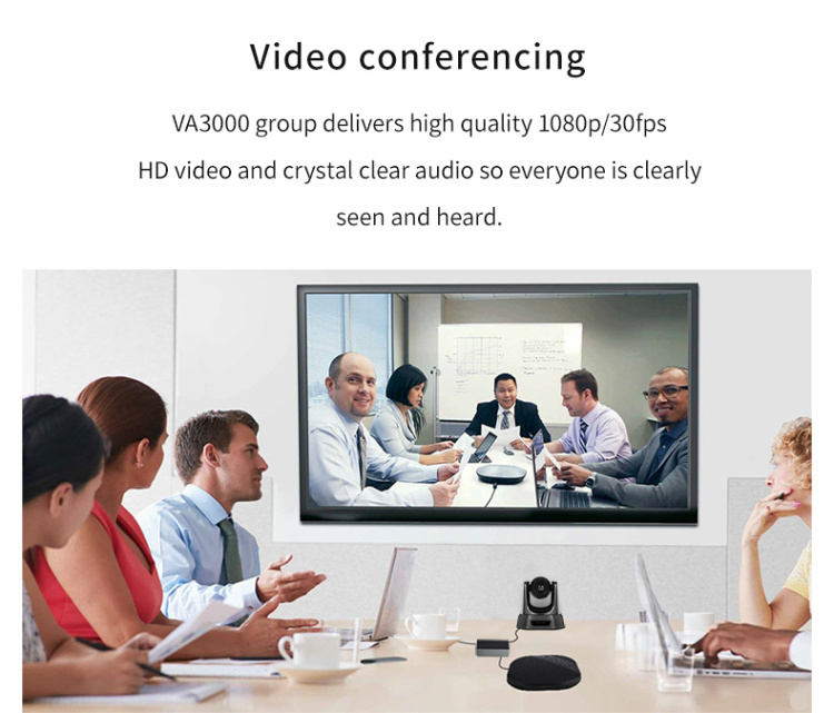 10X Zoom Full HD 1080P Video Conference Camera Kits All in One Video Conference Solution