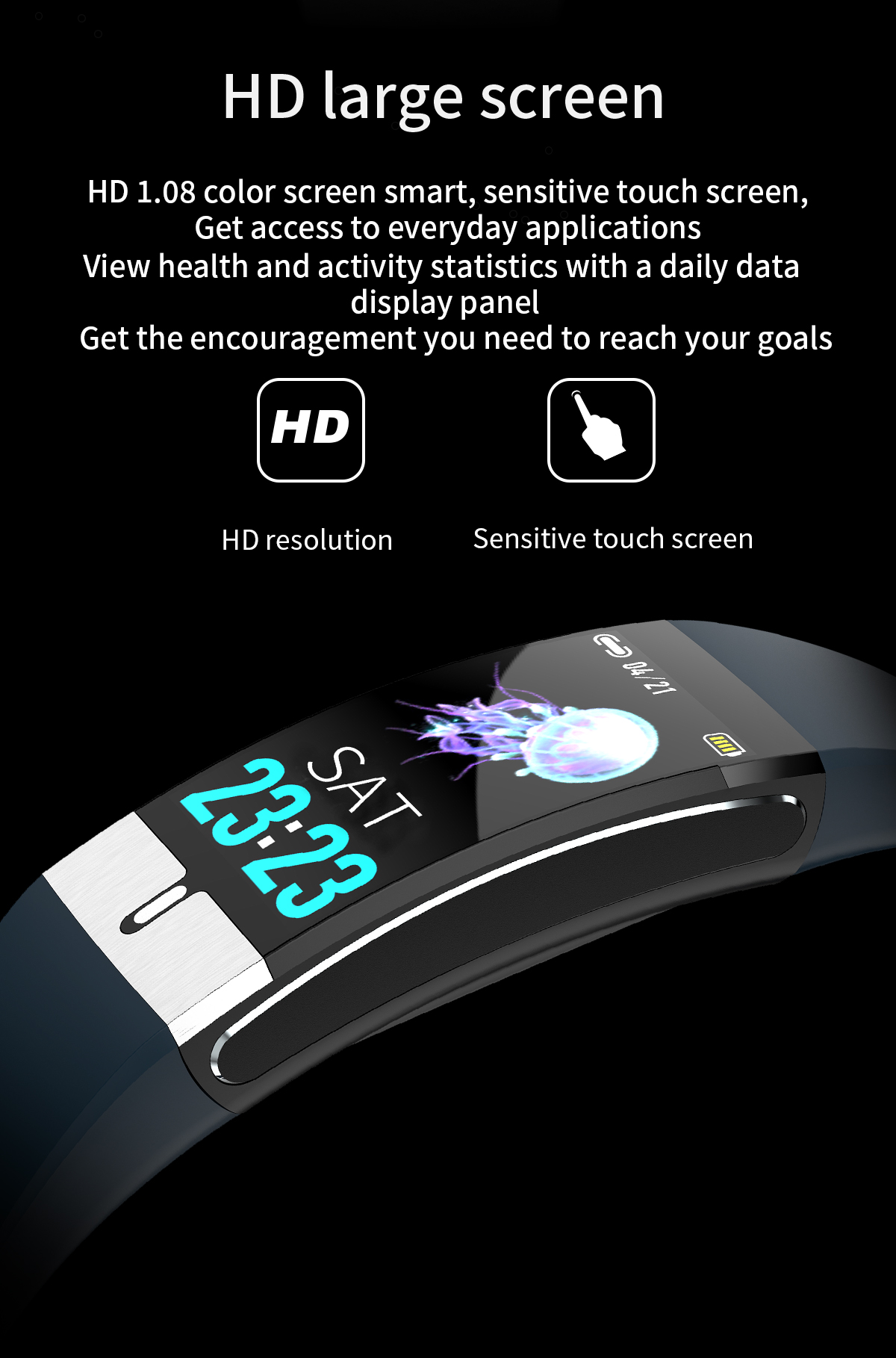 V08S SLIDER Heart Rate Smartwatch Blood Pressure Monitor Smart Watch With Earphone Earbuds Talk