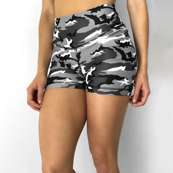 Multi color Camo Yoga Shorts Tights Hip Lifting Scrunch Booty Gym Workout Buttocks Pants