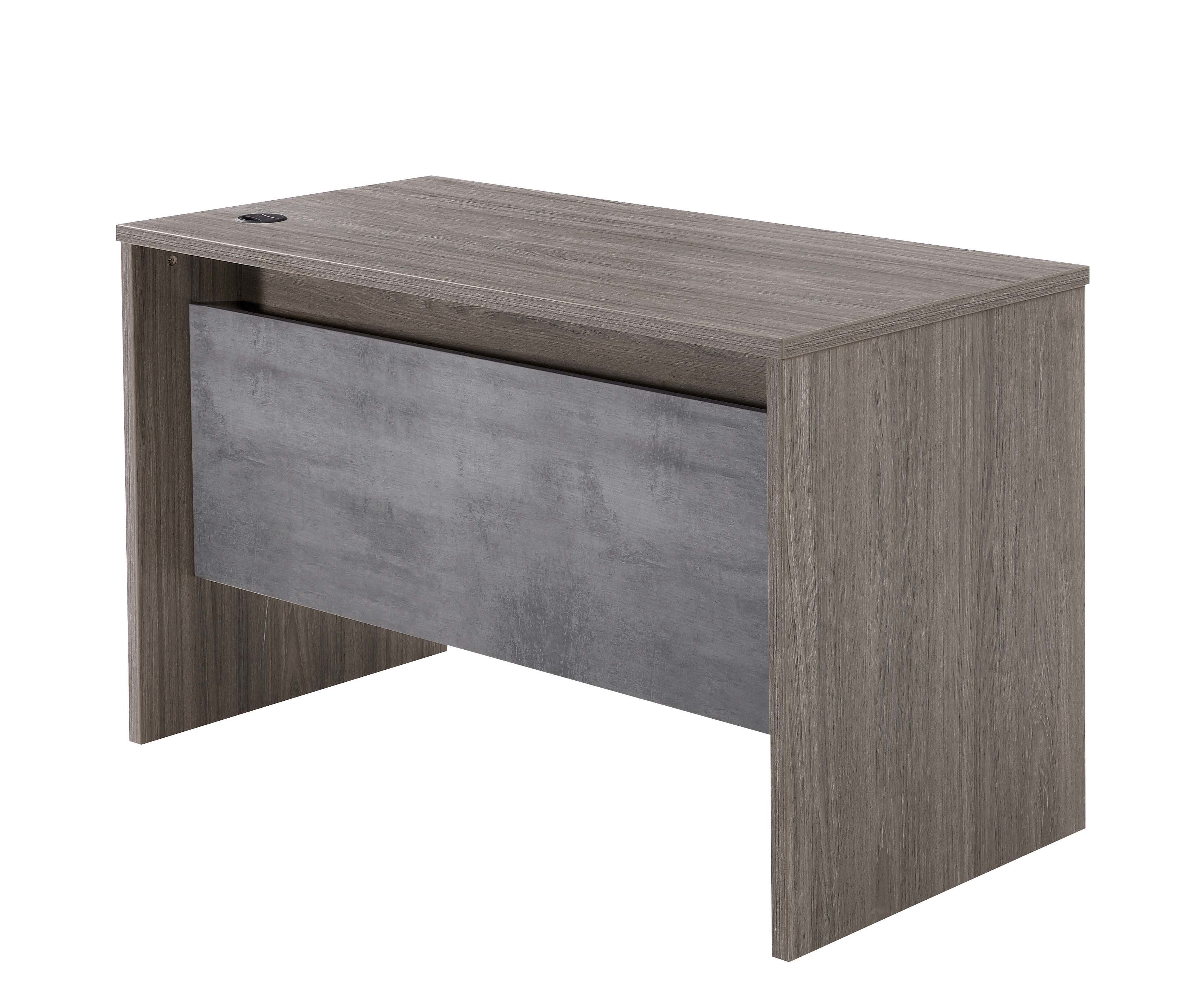 Durable MFC MDF Wooden Executive Desk White , Black , Cherry Color