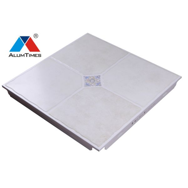 WaterProof House Interior False Ceiling , Aluminum Drop Ceiling Tiles Moisture Resistant
