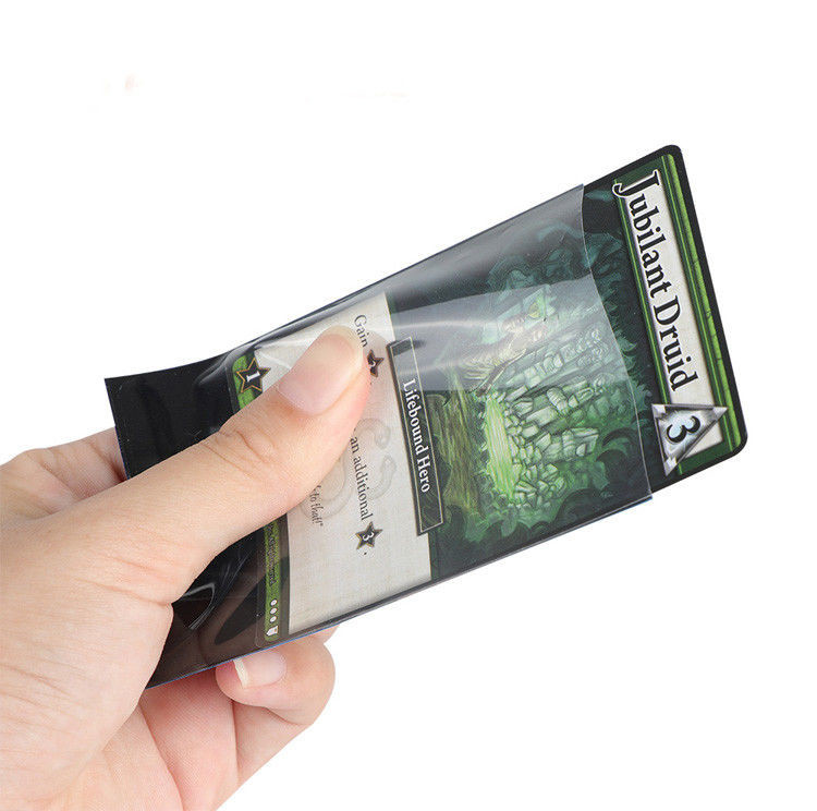 OBM 64x89mm Trading Card Sleeve PP YuGiOh Matte Black Color For Pokeman