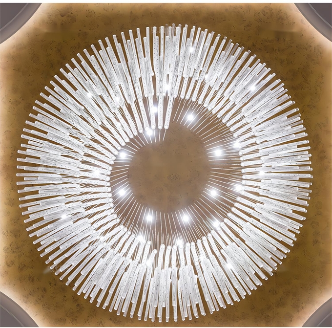 Art high end Modern Acrylic Chandelier For Luxury Residences