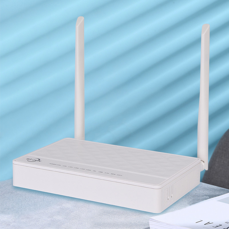 Fttx Network 4 Port Epon Gpon Onu Catv Tel Xpon Ont Modem