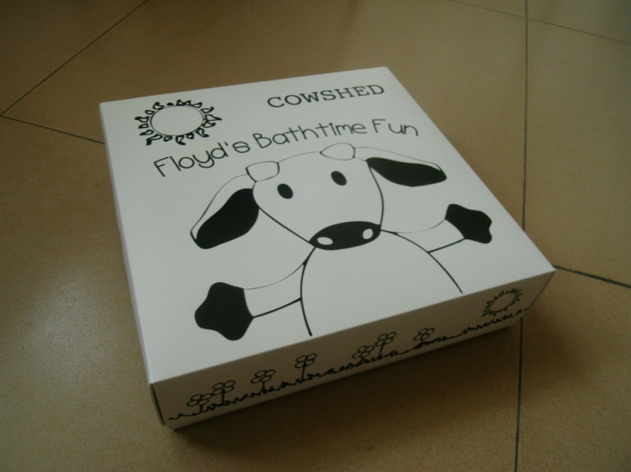 Custom design printed clothing packaging box flat pack shipping carboard paper box