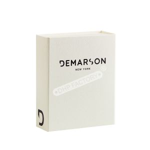 Customized White Collapsible Rigid Boxes Without Magnets For Gifts