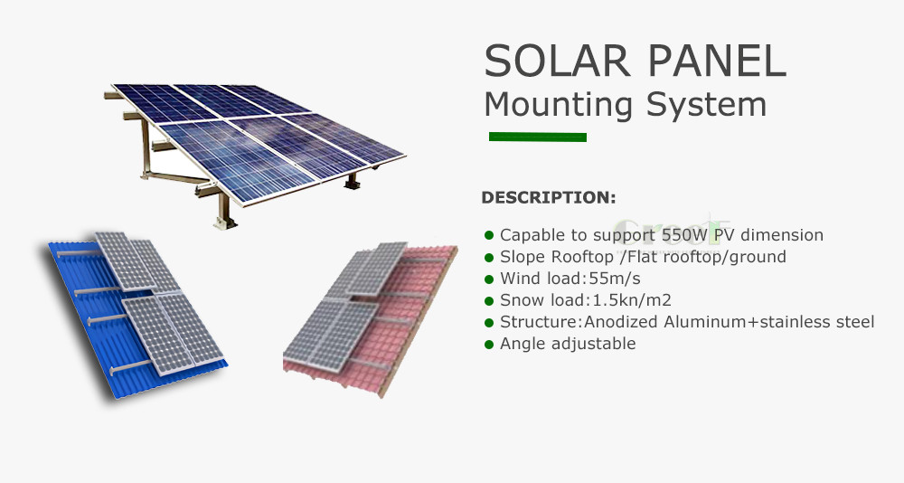 5kw battery charge off grid solar power pv energy system for home use